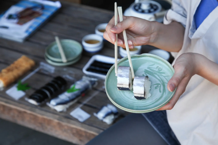 秋刀魚壽司・めはり壽司