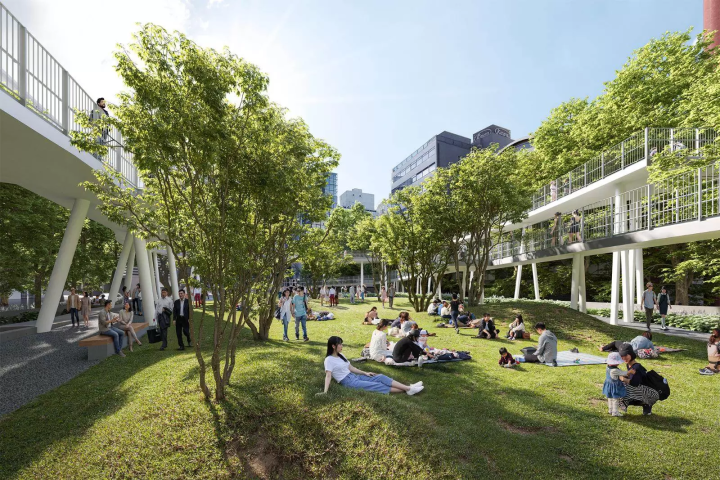 公園的設計概念為「The Gateway Park HAKATA MEIJI 博多明治 」