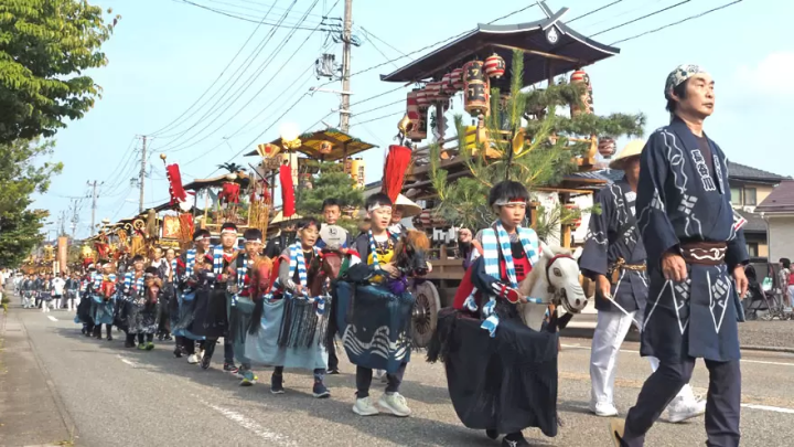 Congratulations on the Murakami Grand Festival (the float procession of the Murakami Festival), a UNESCO Intangible Cultural Heritage! Let's go see it!