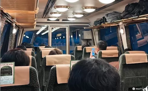 由布院之森車廂內部