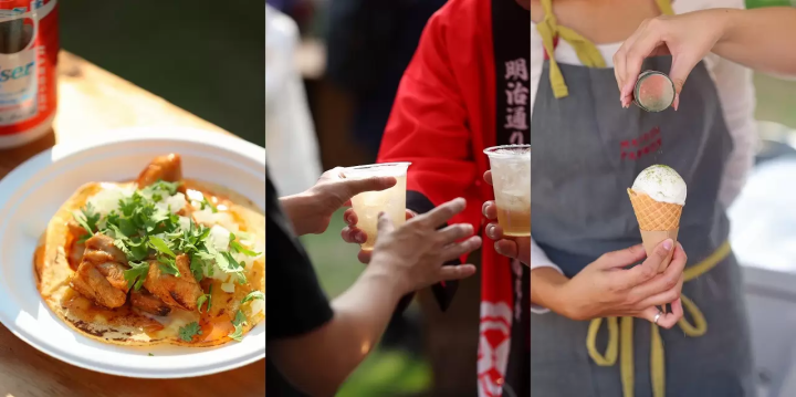 Shibuya Miyashita Park Bon Dance Food Stalls