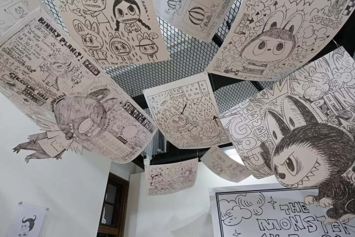 MONSTERS BY MONSTERS: NOW AND THEN Exhibition sketch zone