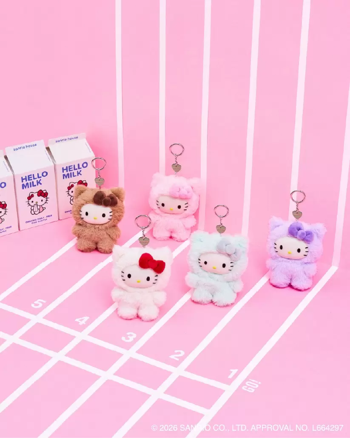 Sanrio House Secret Collection- Fluffy Hello Kitty Charm