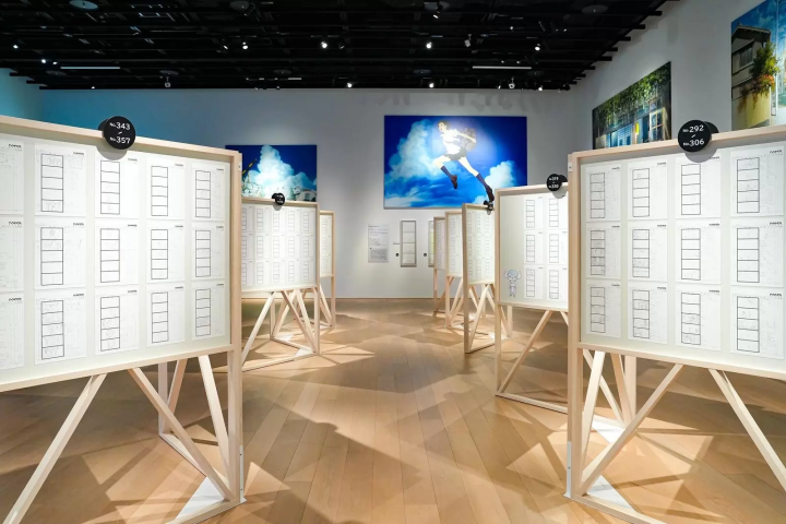 《跳躍吧！時空少女》展區：約 450 幅珍貴分鏡圖