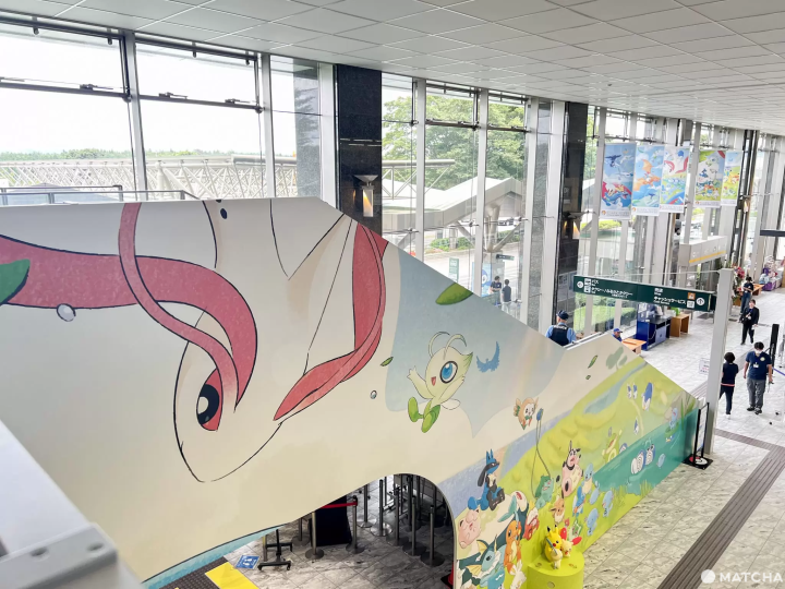能登里山空港 POKÉMON with YOU エアポート 1階到着ロビー