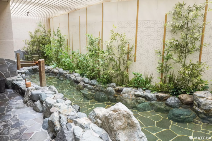 LA VISTA Atami Terrace的室外浴場