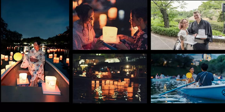 Imperial Palace Chidorigafuchi Floating Lantern Festival
