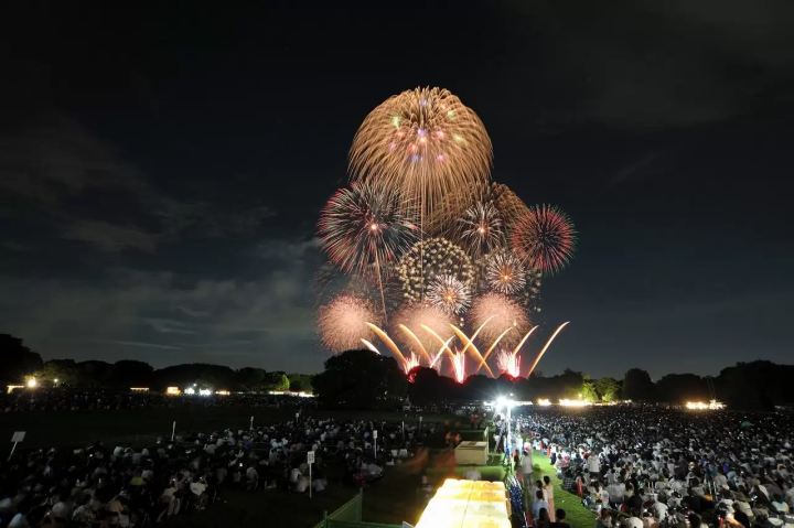 Tachikawa Festival Showa Memorial Park Fireworks