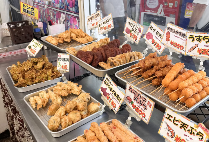 許田休息站的人氣天婦羅店
