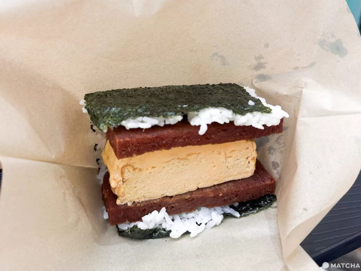 非常經典的沖繩美食豬肉蛋飯糰