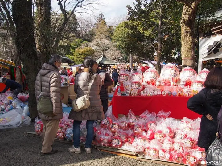每年3月3日和3月4日 ,深大寺都會舉辦達摩市集