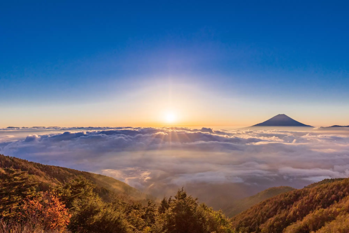 富士山和雲海