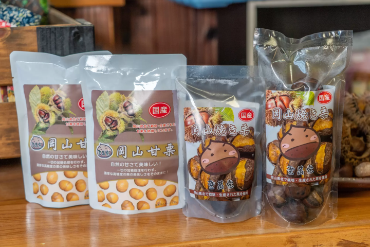 Seimando | 他們用岡山縣米粉麵團製作的栗子餡饅頭在全國百貨商店都非常受歡迎!