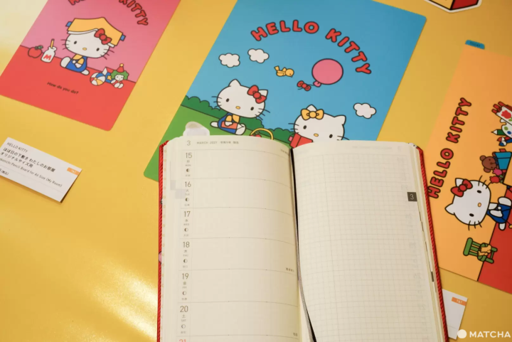 Hobonichi 手帳 Hello Kitty 聯名款內頁與角色設計