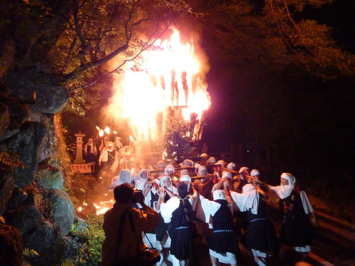 三重縣最大的火祭「僧兵祭」定於2026年10月4日舉行。