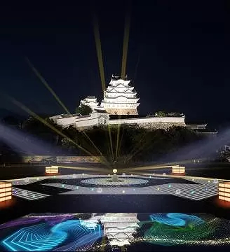 Water Mirror at Himeji Castle