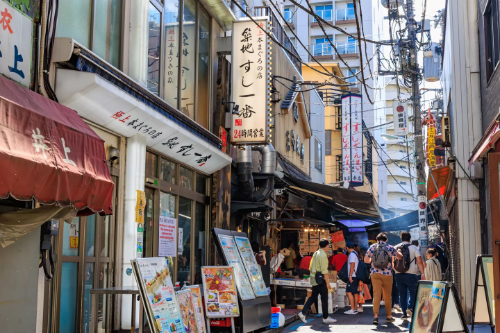 築地食べ歩きモデルコース