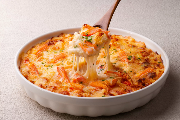 Crab cream gratin 