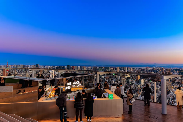 SHIBUYA SKY看出去的夜景