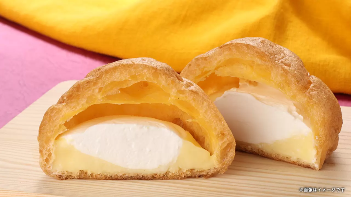 ローソンストア100｜「ツインシュー 芋クリーム＆ホイップ」