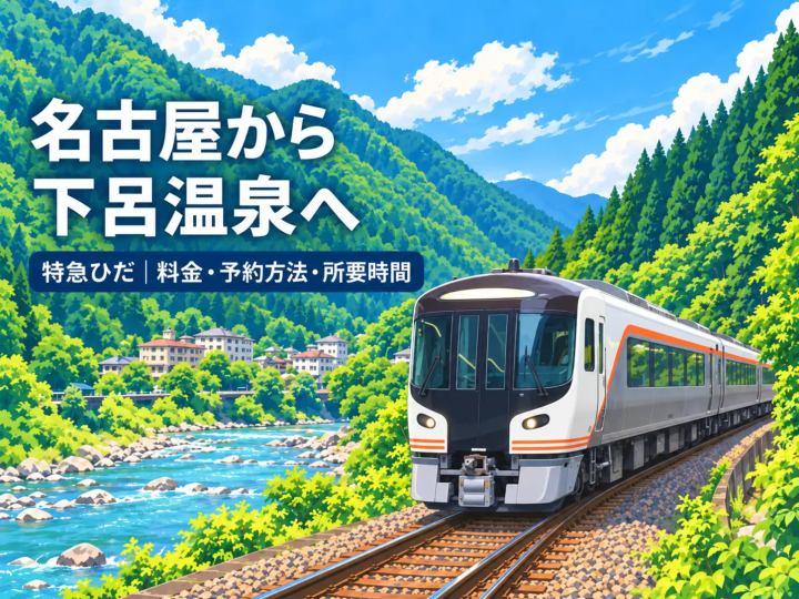 如何從名古屋前往下呂溫泉 | 飛驒特快列車票價、預訂及行程時間詳解