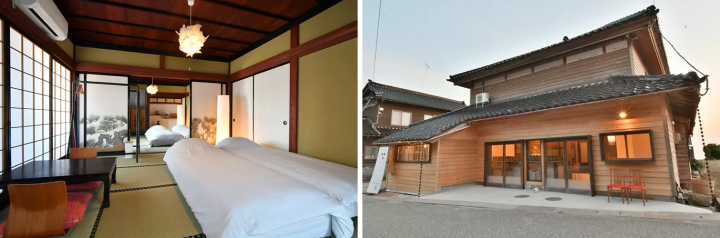 「TOGISO」是一棟經過翻新的90年歷史的傳統日式房屋,地理位置優越,距離日本海。
