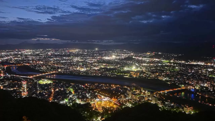 Night View of Gifu City from Mt. Kinka