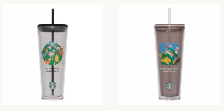 Pokémon + STARBUCKS 冷飲隨行杯 710ml|各4,000日圓