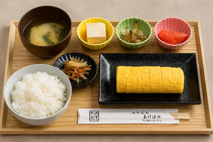 Akebono，位於牛窗岡山的海濱旅館兼投影映射咖啡館。