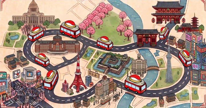 從東京站附近出發！邊吃壽司邊遊東京