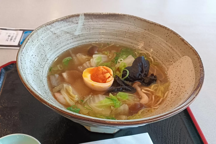 鸡肉蔬菜咸汤拉面:980日元