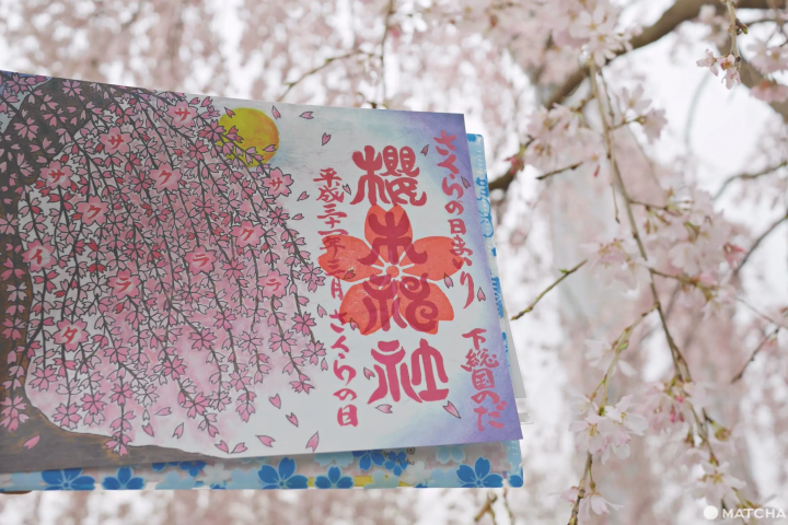Sakuragi Shrine: Cherry Blossom Goshuin in Chiba, Japan