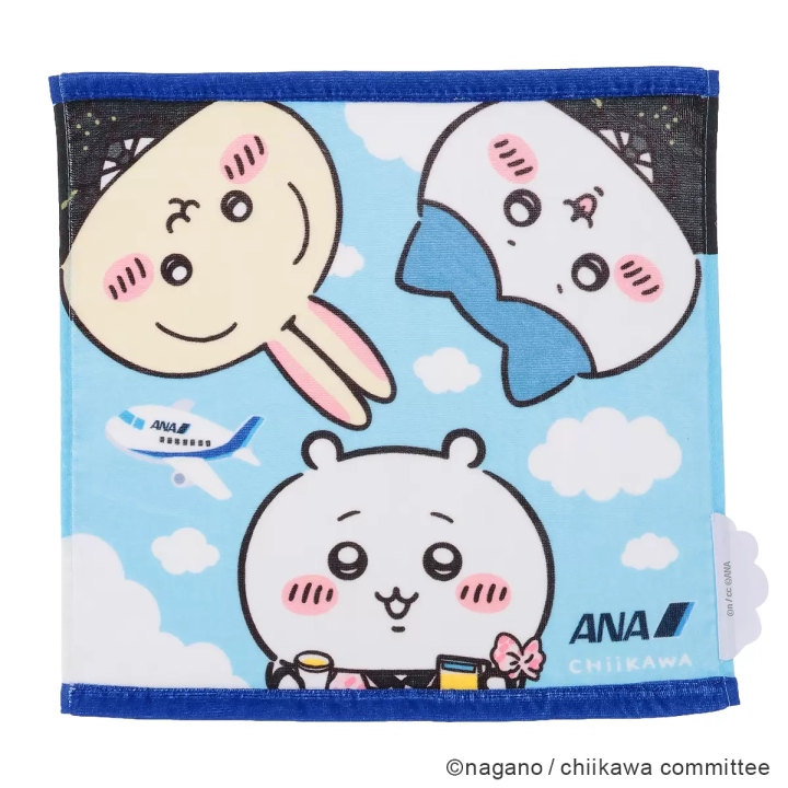 치이카와 × ANA 타월 손수건
