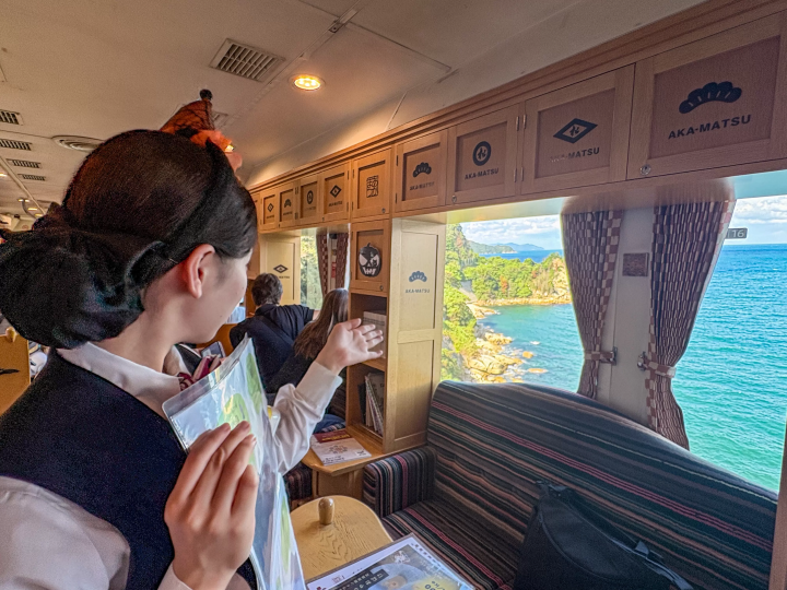 搭乘丹後赤松號前往京都天橋立!欣賞海景的觀光列車之旅