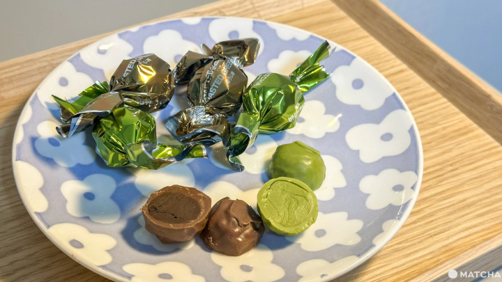 無印良品宇治抹茶＆焙茶夾心巧克力